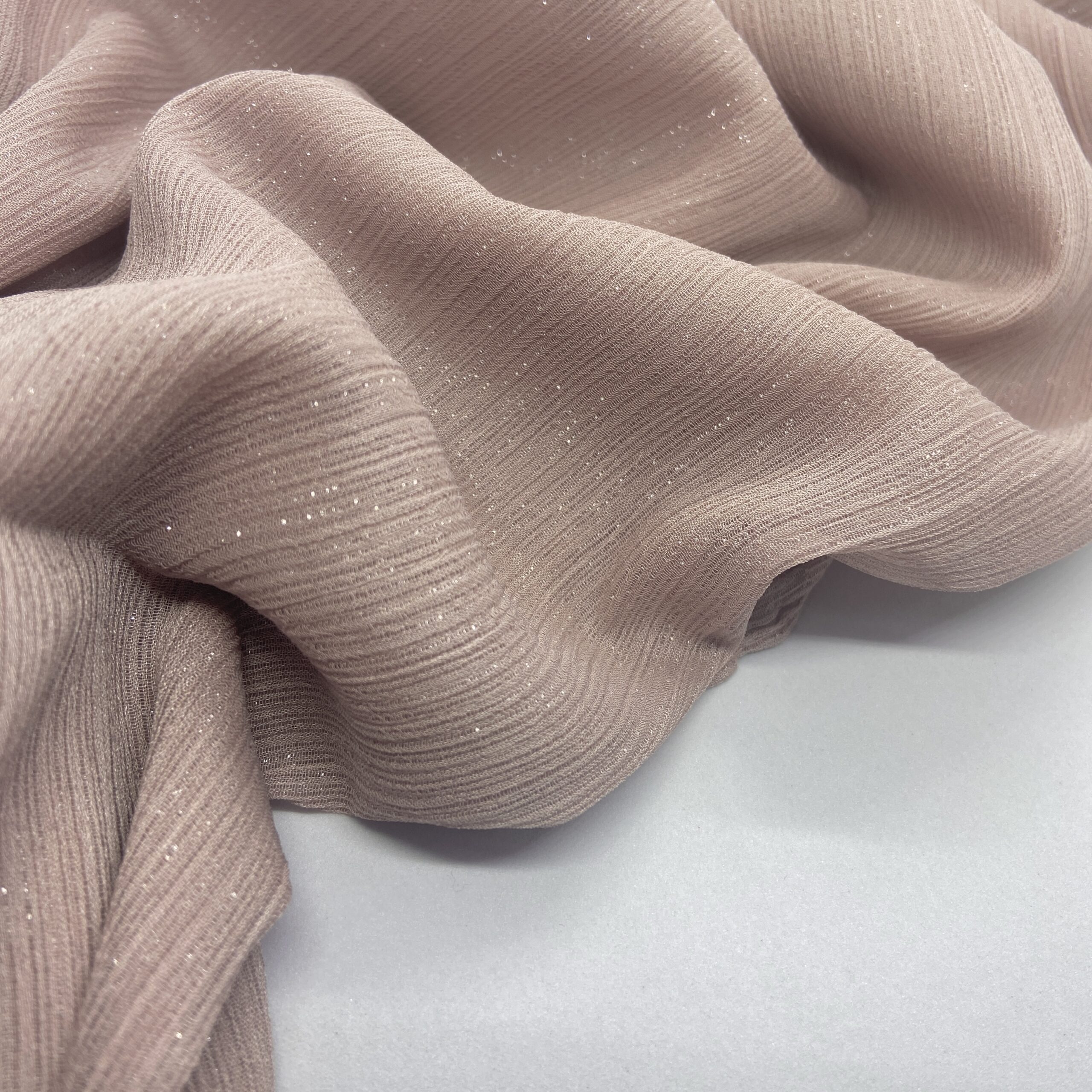 Lilac Silk Georgette Shimmer